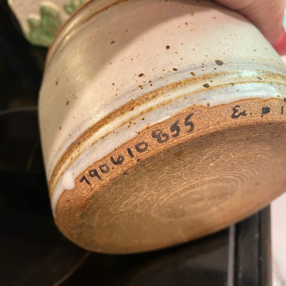 Handmade Clay Southwest Pot Numbered & Signed - Picture 6 of 6